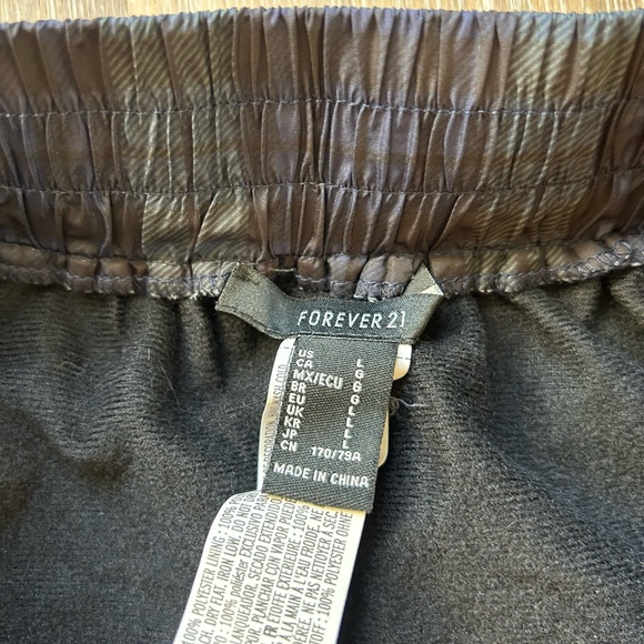 Blue and Green Plaid Forever 21 Mini Skirt - Picture 4 of 4